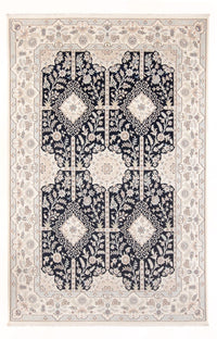 Tapis persan - Nain - Premium - 295 x 200 cm - bleu foncé