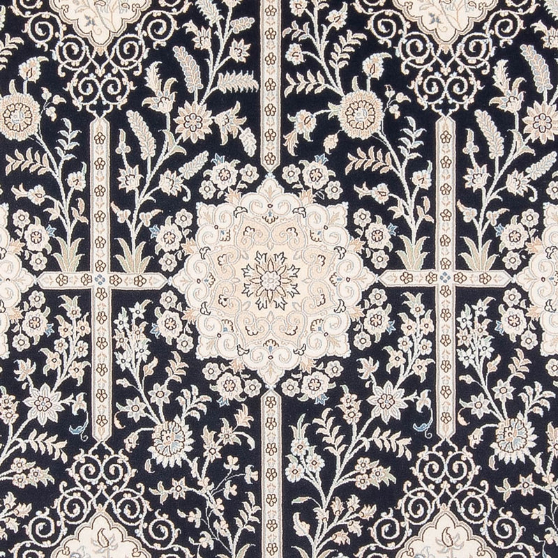 Tapis persan - Nain - Premium - 295 x 200 cm - bleu foncé