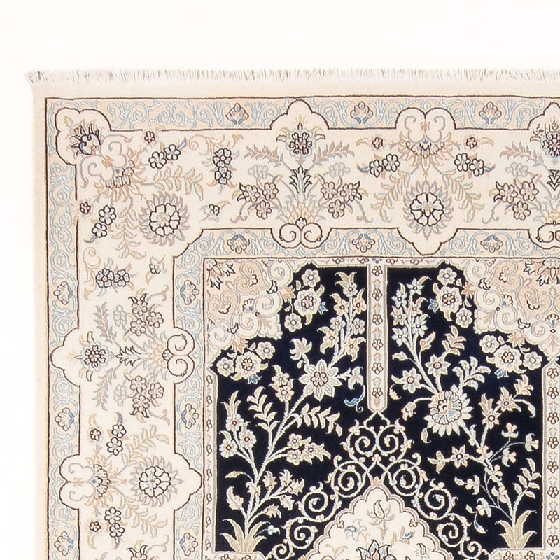 Tapis persan - Nain - Premium - 295 x 200 cm - bleu foncé