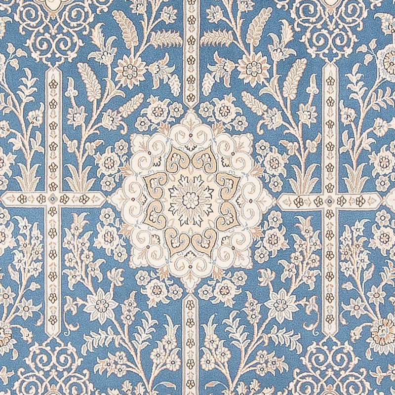 Tapis persan - Nain - Premium - 300 x 198 cm - bleu clair