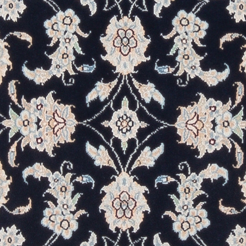 Tapis de couloir Tapis persan - Nain - Premium - 250 x 81 cm - bleu foncé