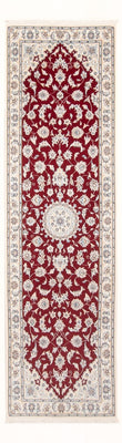 Tapis de couloir Tapis persan - Nain - Premium - 248 x 80 cm - rouge