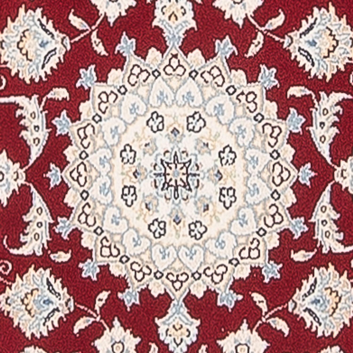 Tapis de couloir Tapis persan - Nain - Premium - 248 x 80 cm - rouge
