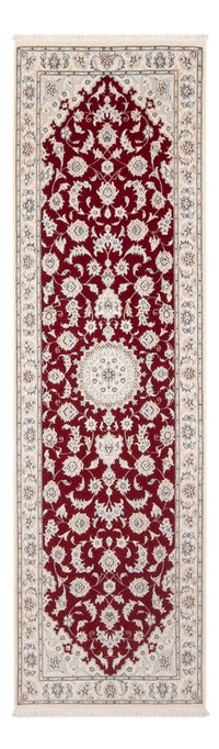 Tapis de couloir Tapis persan - Nain - Premium - 248 x 82 cm - rouge