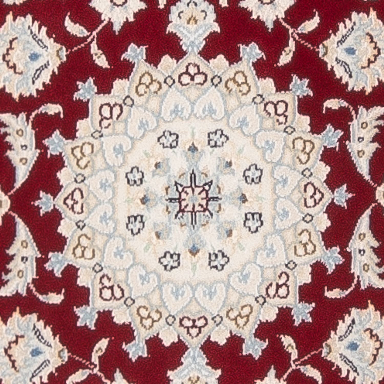 Tapis de couloir Tapis persan - Nain - Premium - 248 x 82 cm - rouge