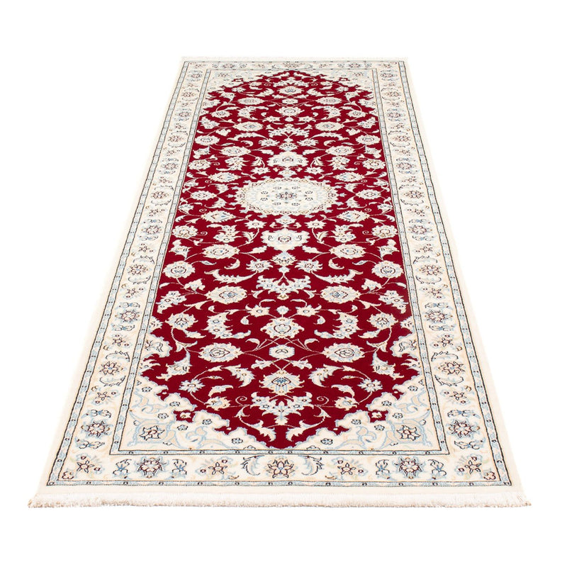 Tapis de couloir Tapis persan - Nain - Premium - 248 x 82 cm - rouge