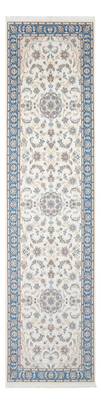 Tapis de couloir Tapis persan - Nain - Premium - 305 x 82 cm - crème