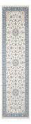 Tapis de couloir Tapis persan - Nain - Premium - 305 x 82 cm - crème