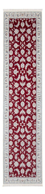 Tapis de couloir Tapis persan - Nain - Premium - 292 x 80 cm - rouge