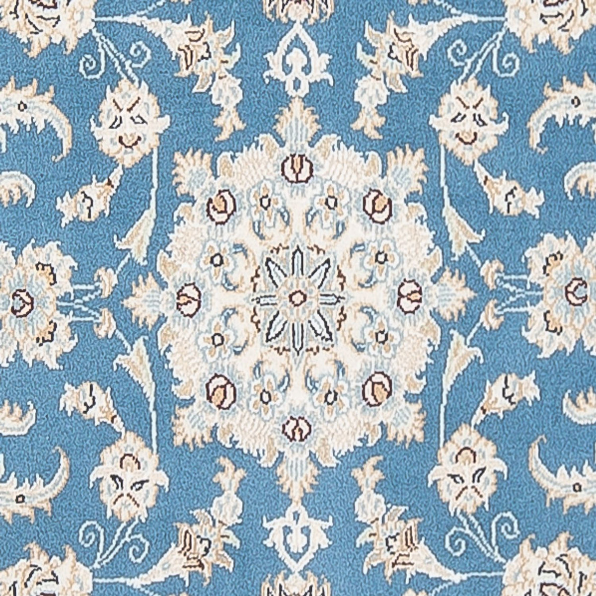 Tapis de couloir Tapis persan - Nain - Premium - 300 x 80 cm - bleu