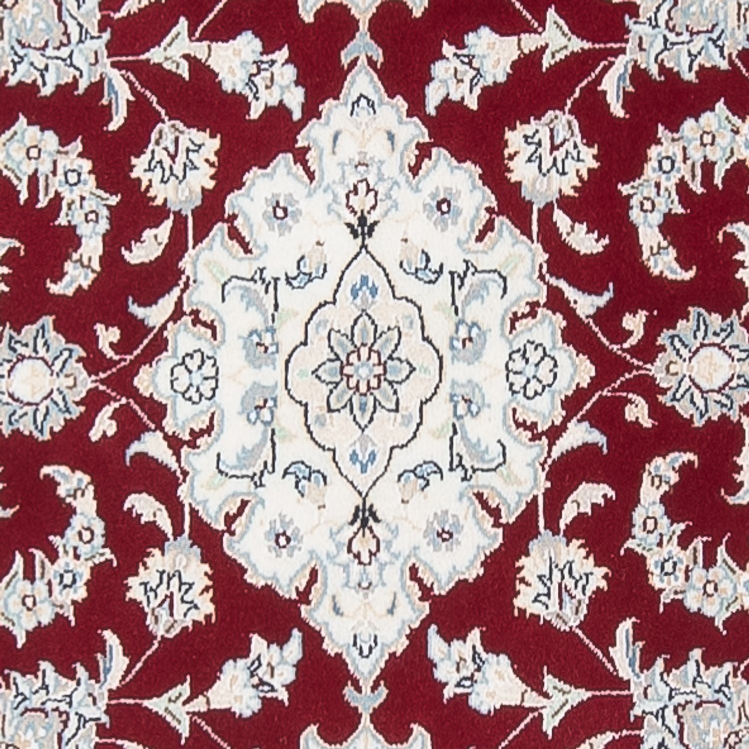 Tapis de couloir Tapis persan - Nain - Premium - 298 x 82 cm - rouge