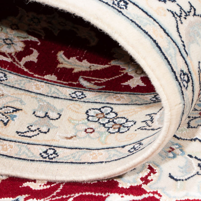 Tapis de couloir Tapis persan - Nain - Premium - 298 x 82 cm - rouge