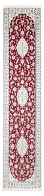 Tapis de couloir Tapis persan - Nain - Premium - 346 x 84 cm - rouge