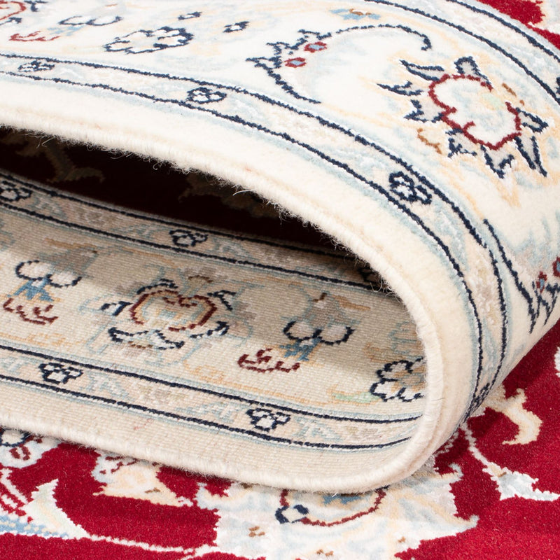 Tapis de couloir Tapis persan - Nain - Premium - 346 x 84 cm - rouge