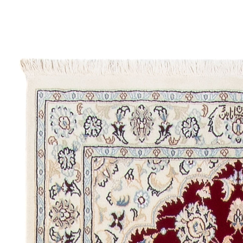 Tapis de couloir Tapis persan - Nain - Premium - 382 x 89 cm - rouge