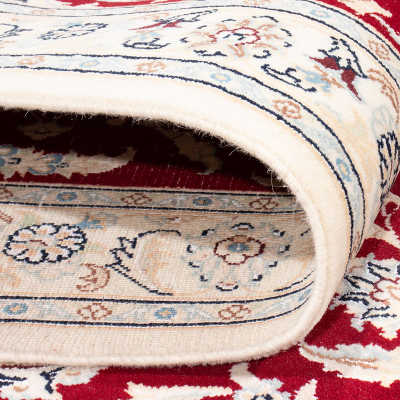 Tapis de couloir Tapis persan - Nain - Premium - 382 x 89 cm - rouge