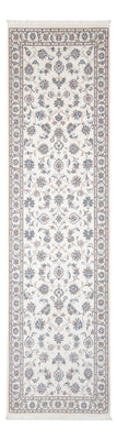 Tapis de couloir Tapis persan - Nain - Premium - 296 x 88 cm - crème
