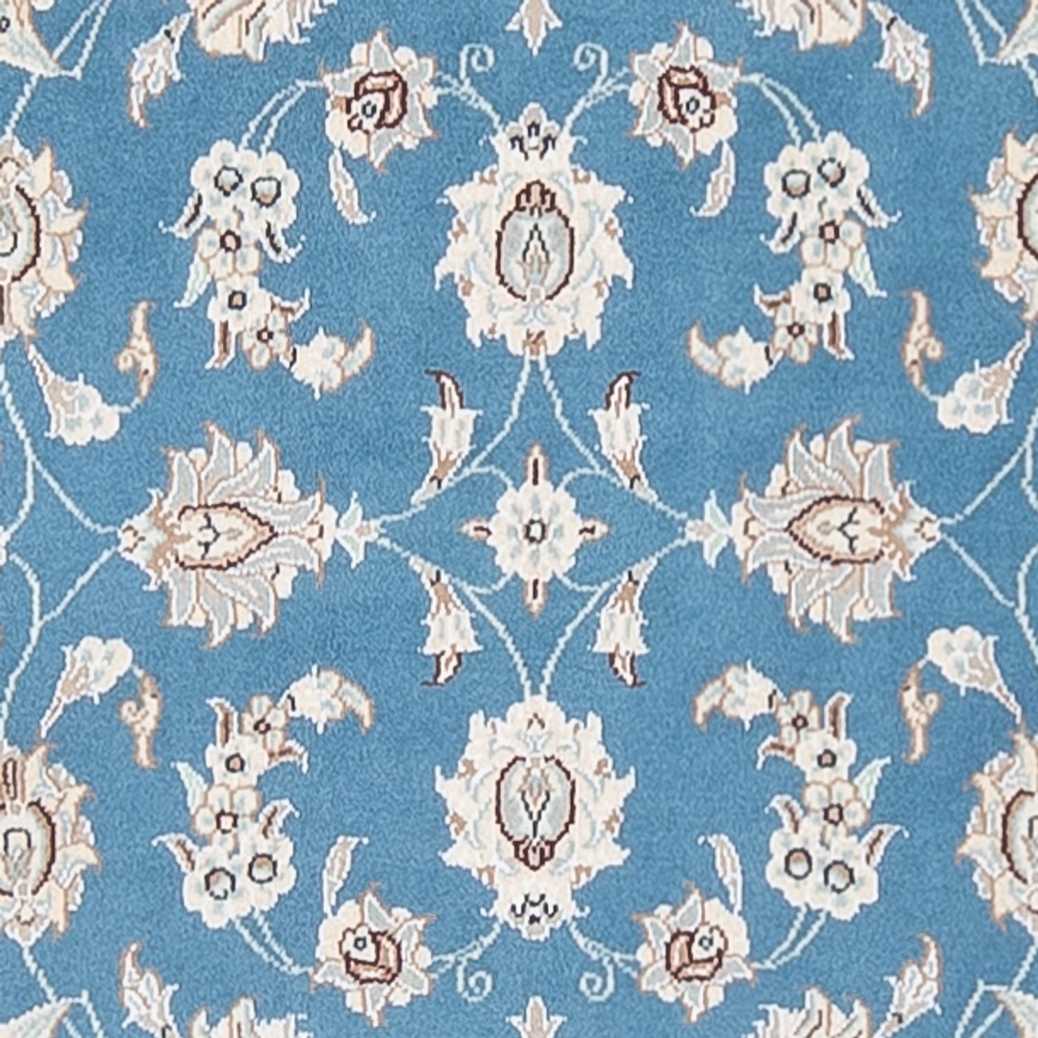 Tapis de couloir Tapis persan - Nain - Premium - 307 x 80 cm - bleu