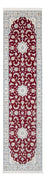 Tapis de couloir Tapis persan - Nain - Premium - 304 x 82 cm - rouge