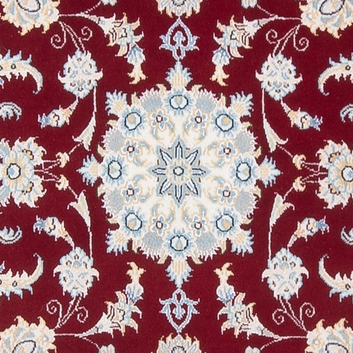 Tapis de couloir Tapis persan - Nain - Premium - 304 x 82 cm - rouge