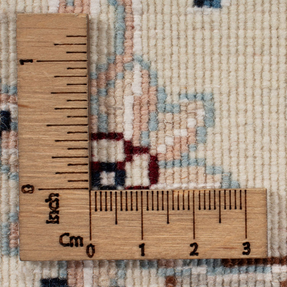 Tapis persan - Nain - 263 x 225 cm - bleu foncé