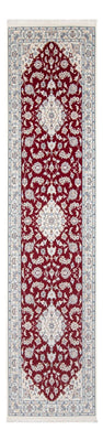 Tapis de couloir Tapis persan - Nain - Premium - 311 x 82 cm - rouge
