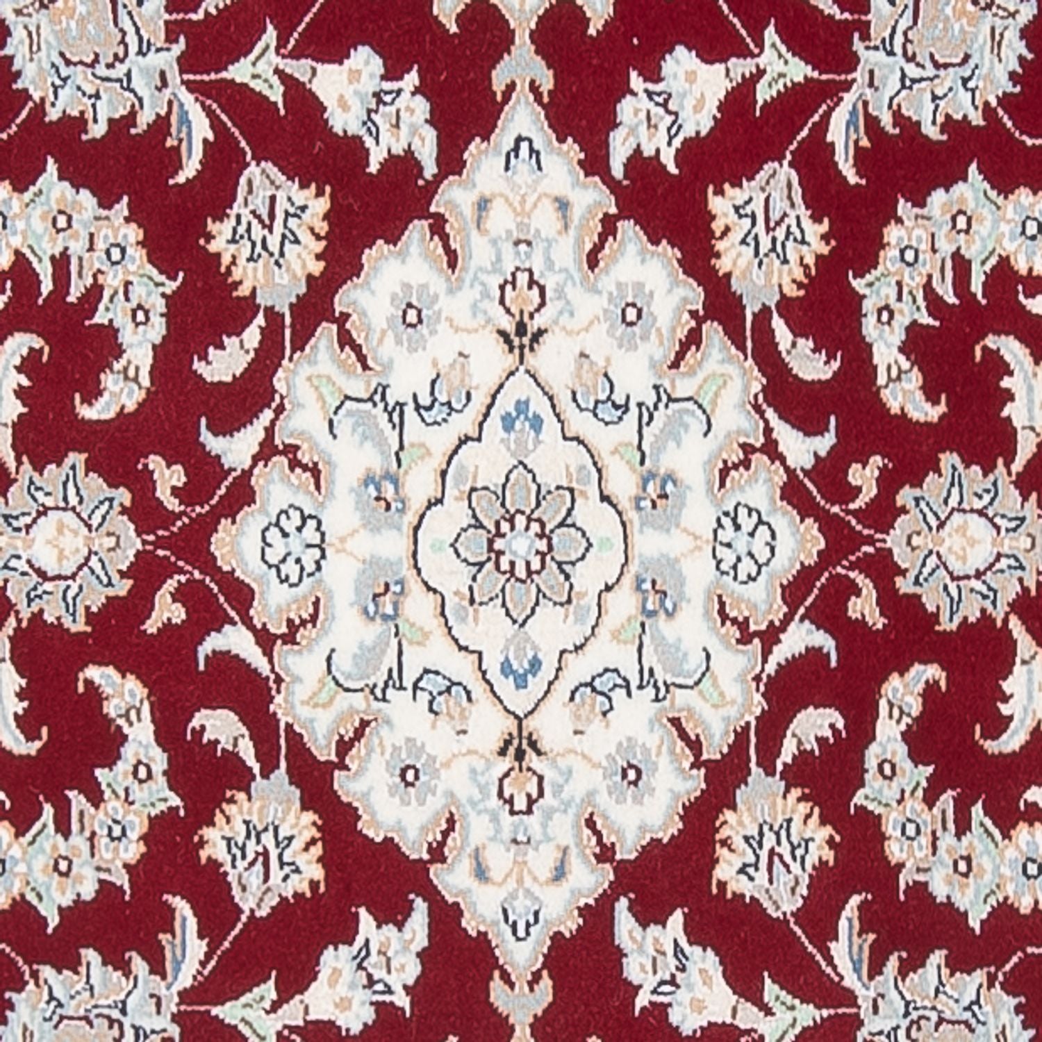 Tapis de couloir Tapis persan - Nain - Premium - 311 x 82 cm - rouge