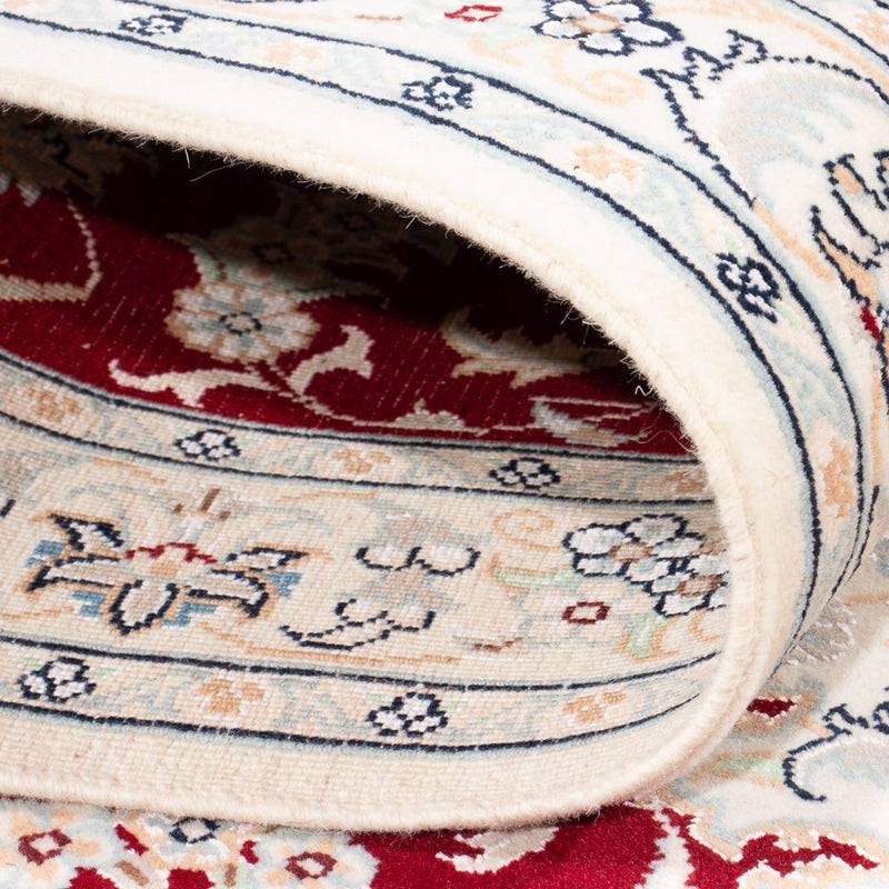 Tapis de couloir Tapis persan - Nain - Premium - 311 x 82 cm - rouge