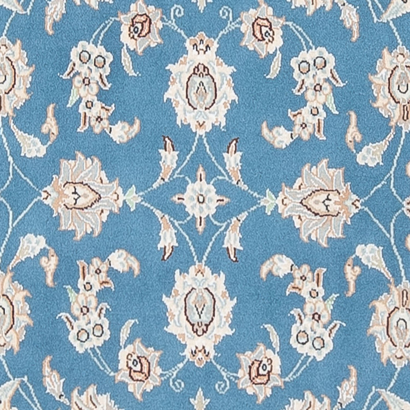 Tapis de couloir Tapis persan - Nain - Premium - 312 x 80 cm - bleu