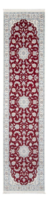 Tapis de couloir Tapis persan - Nain - Premium - 297 x 80 cm - rouge