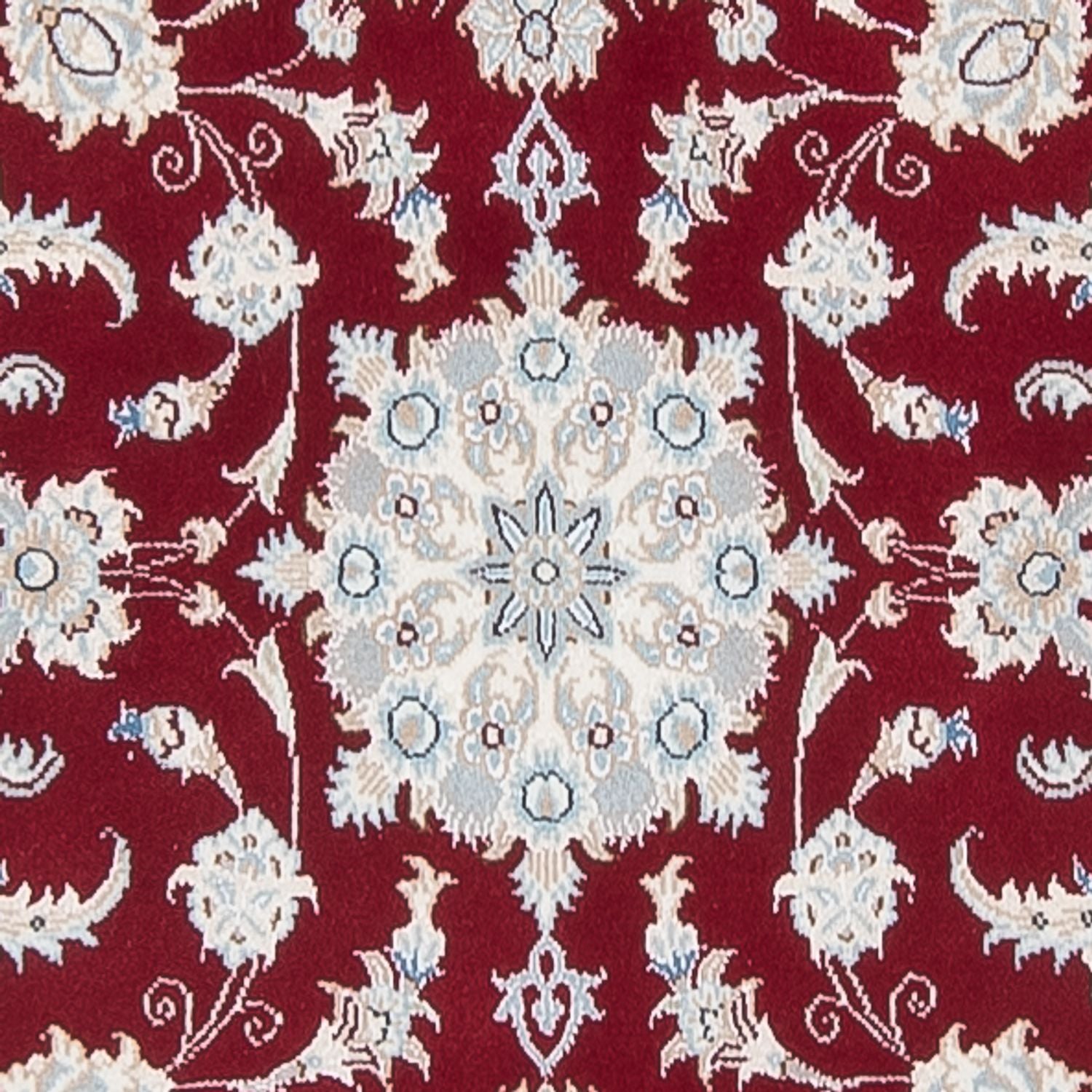 Tapis de couloir Tapis persan - Nain - Premium - 297 x 80 cm - rouge