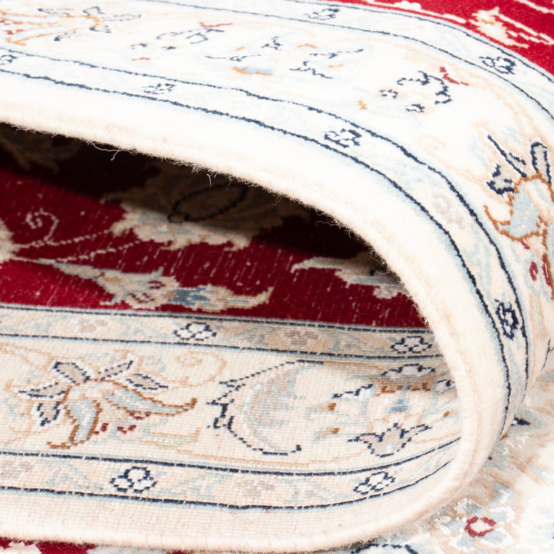 Tapis de couloir Tapis persan - Nain - Premium - 297 x 80 cm - rouge