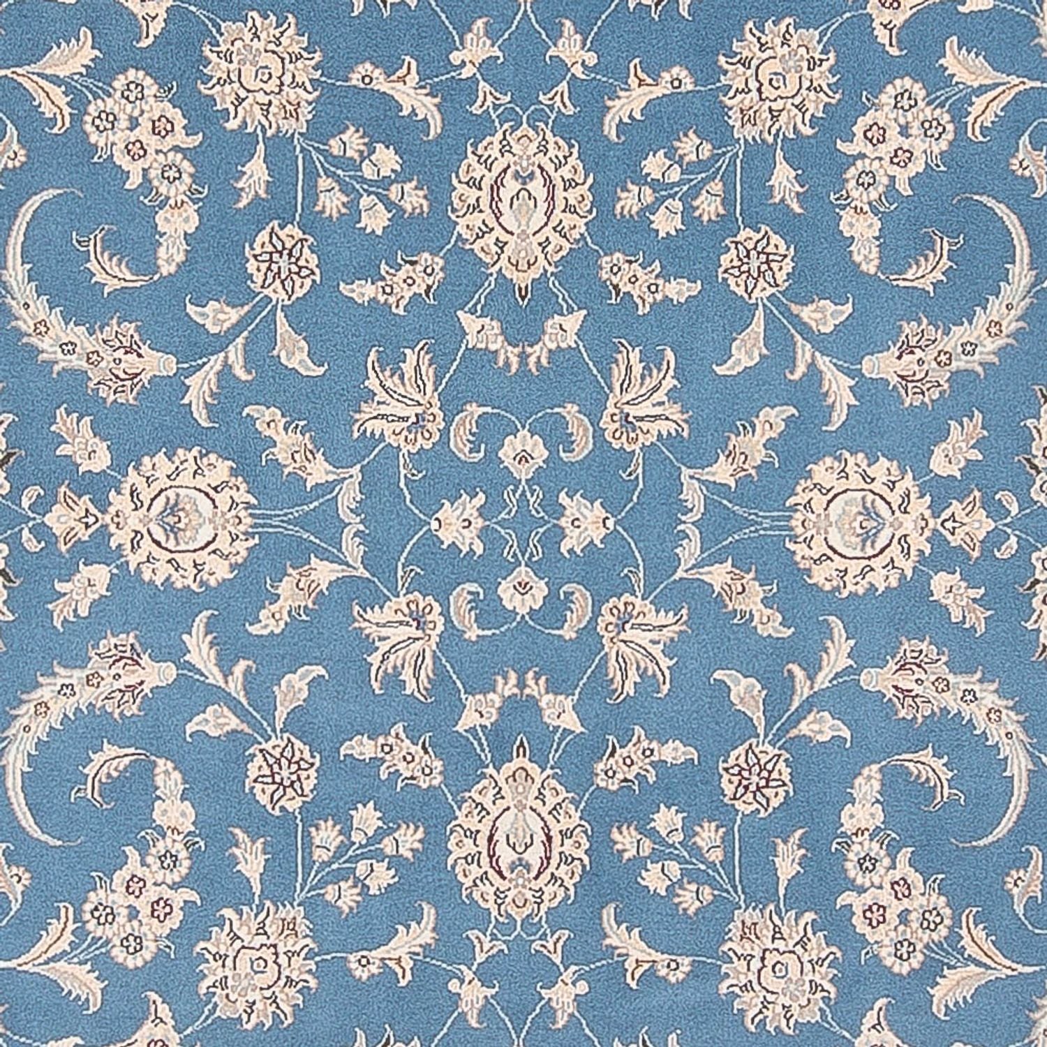 Tapis persan - Nain - Premium - 297 x 196 cm - bleu clair