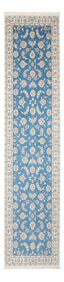 Tapis de couloir Tapis persan - Nain - Premium - 308 x 81 cm - bleu