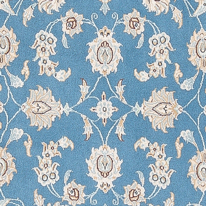 Tapis de couloir Tapis persan - Nain - Premium - 308 x 81 cm - bleu