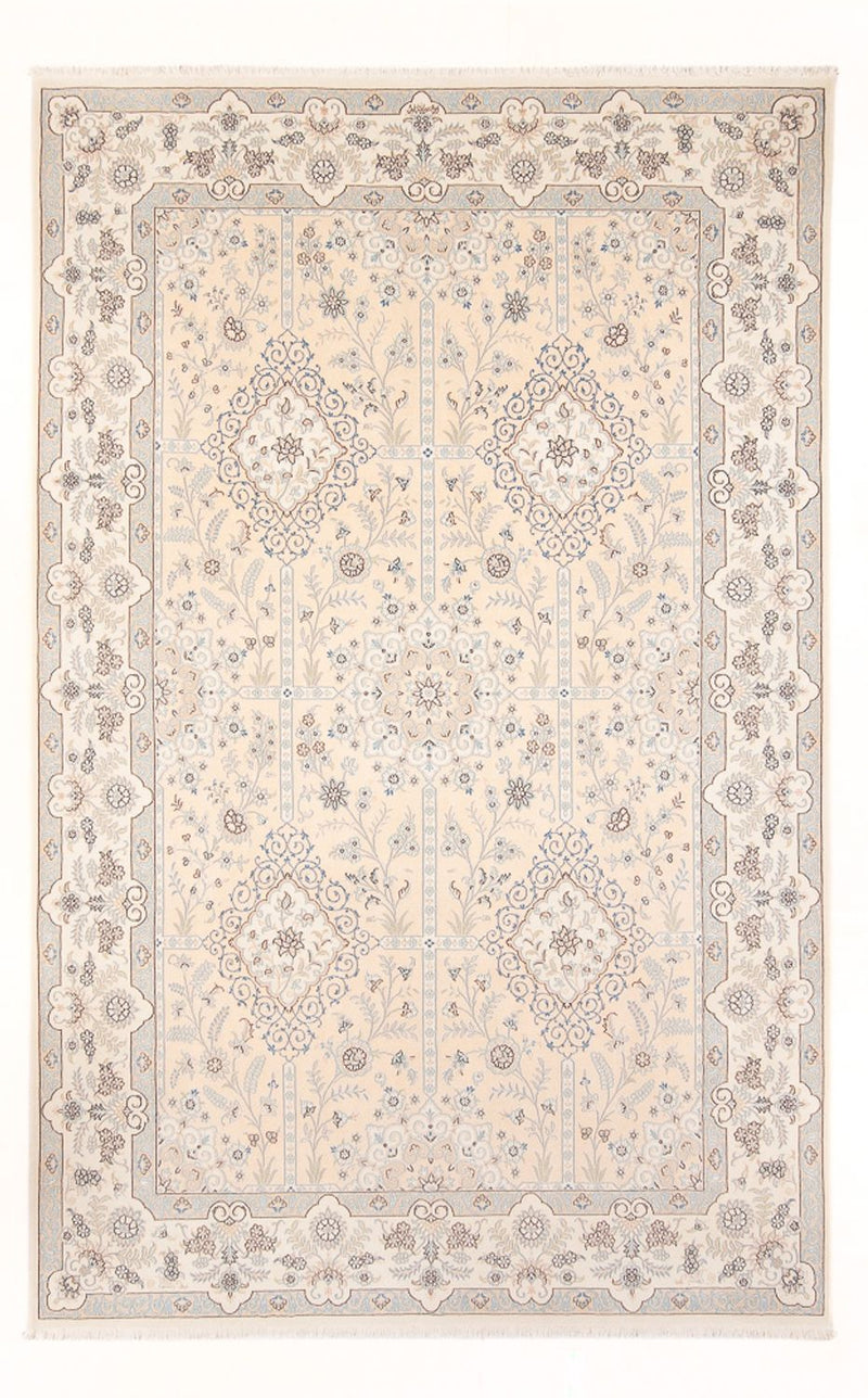Tapis persan - Nain - Premium - 297 x 198 cm - crème