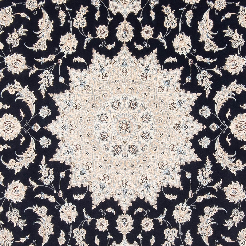 Tapis persan - Nain - Premium - 356 x 250 cm - bleu foncé