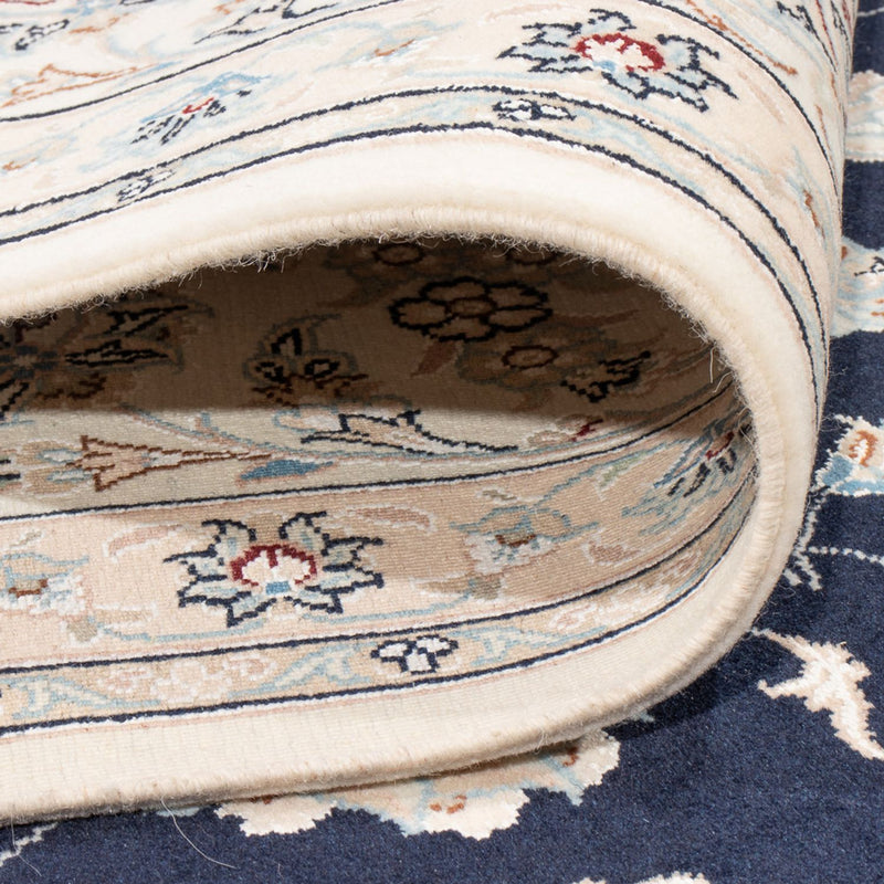 Tapis persan - Nain - Premium - 356 x 250 cm - bleu foncé
