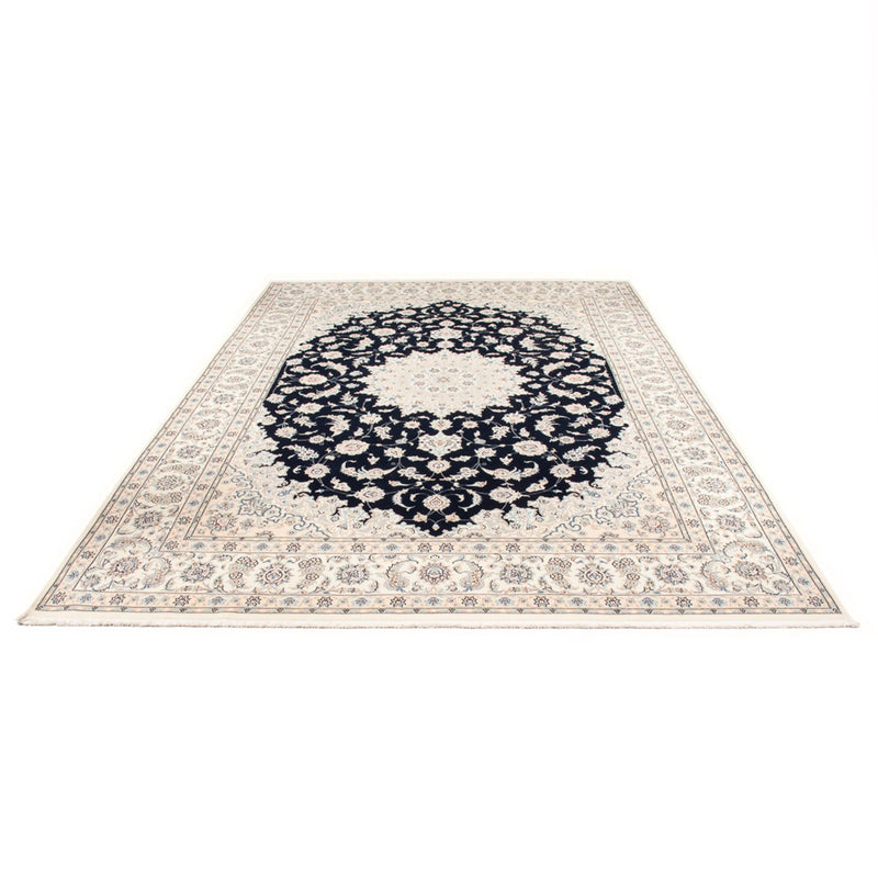 Tapis persan - Nain - Premium - 356 x 250 cm - bleu foncé