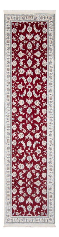 Tapis de couloir Tapis persan - Nain - Premium - 297 x 82 cm - rouge