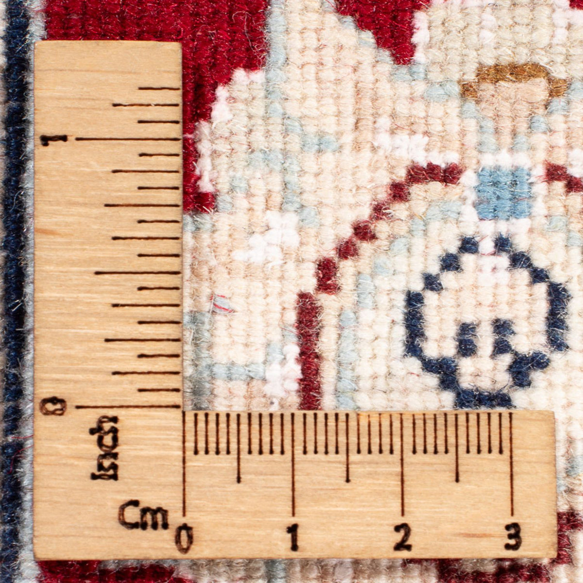 Tapis de couloir Tapis persan - Nain - Premium - 297 x 82 cm - rouge