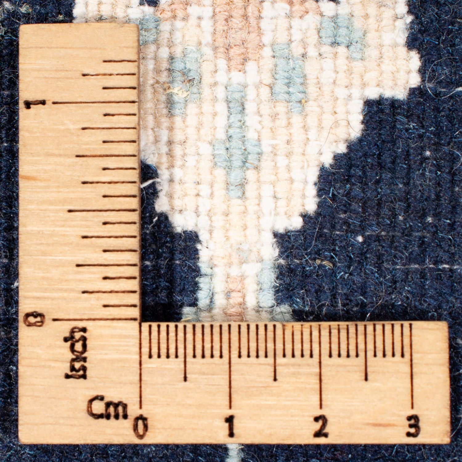Tapis de couloir Tapis persan - Nain - Premium - 346 x 88 cm - bleu foncé