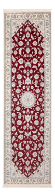 Tapis de couloir Tapis persan - Nain - Premium - 250 x 78 cm - rouge