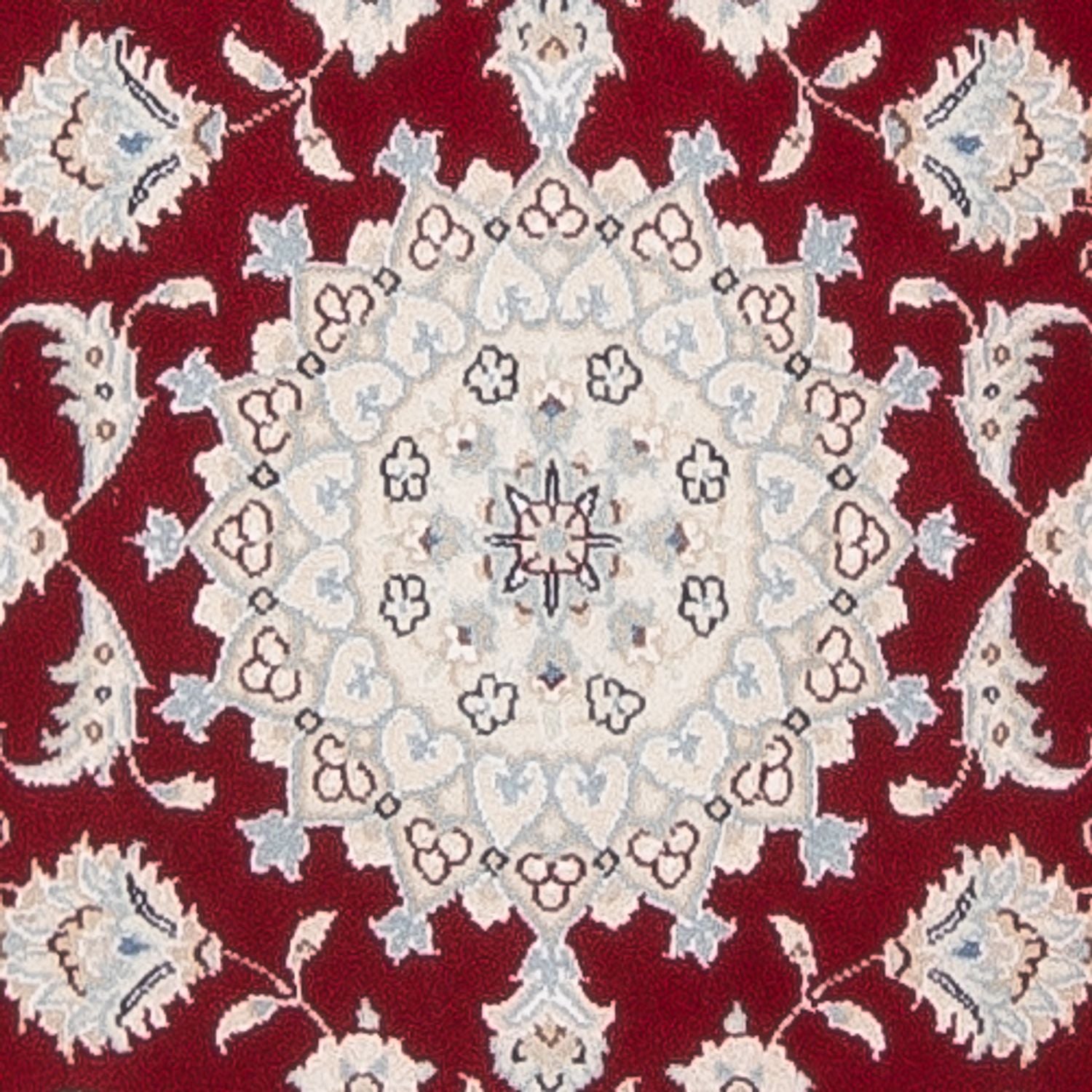 Tapis de couloir Tapis persan - Nain - Premium - 250 x 78 cm - rouge