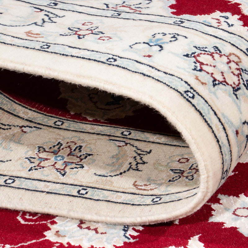 Tapis de couloir Tapis persan - Nain - Premium - 250 x 78 cm - rouge