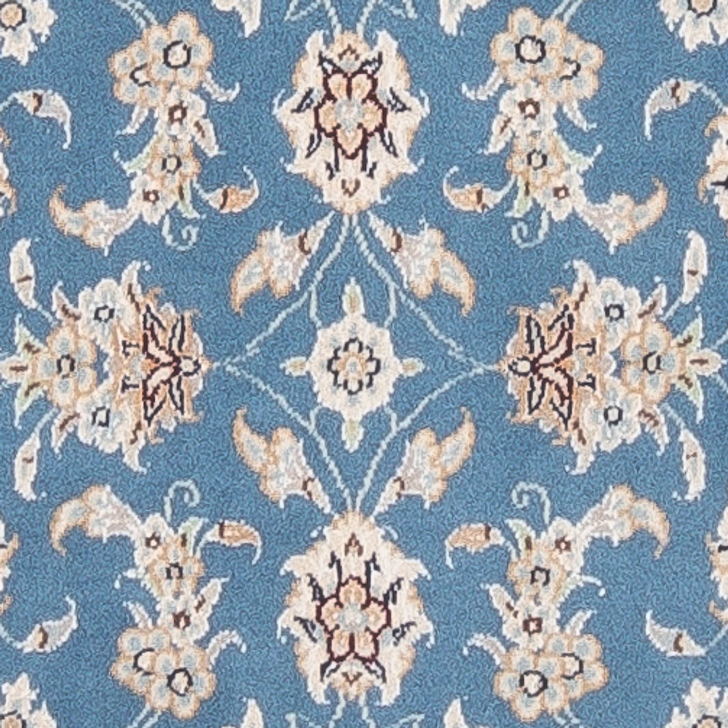 Tapis de couloir Tapis persan - Nain - Premium - 248 x 81 cm - bleu