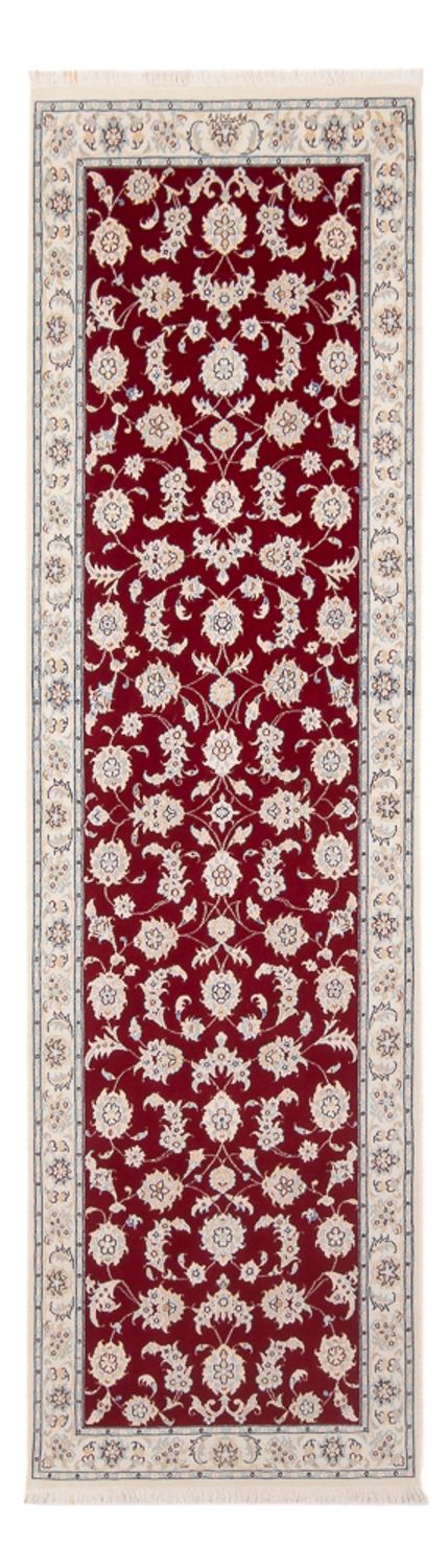 Tapis de couloir Tapis persan - Nain - Premium - 249 x 81 cm - rouge