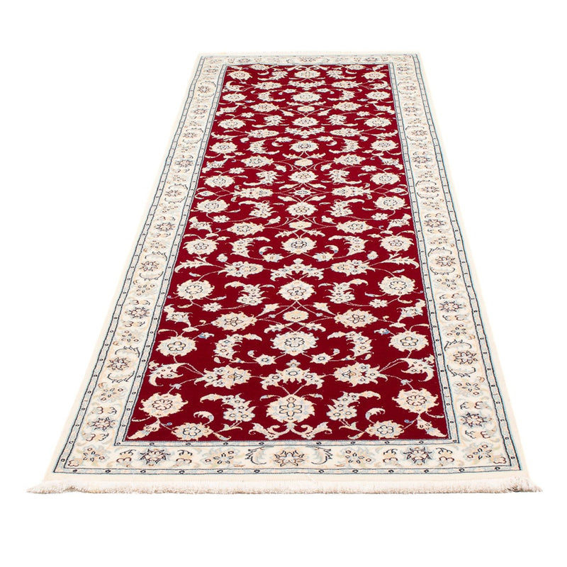 Tapis de couloir Tapis persan - Nain - Premium - 249 x 81 cm - rouge