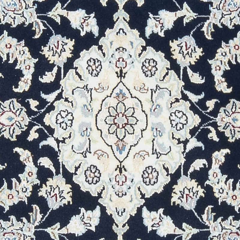 Tapis de couloir Tapis persan - Nain - Premium - 295 x 81 cm - bleu foncé