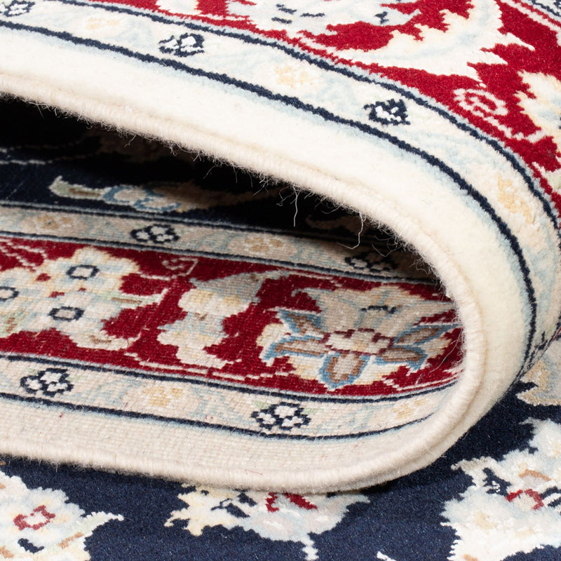 Tapis de couloir Tapis persan - Nain - Premium - 295 x 81 cm - bleu foncé